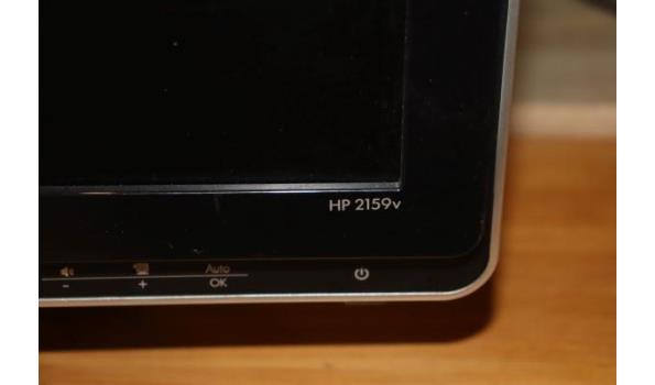 tft-scherm HP 2159v, werking niet gekend gekend, zonder kabels